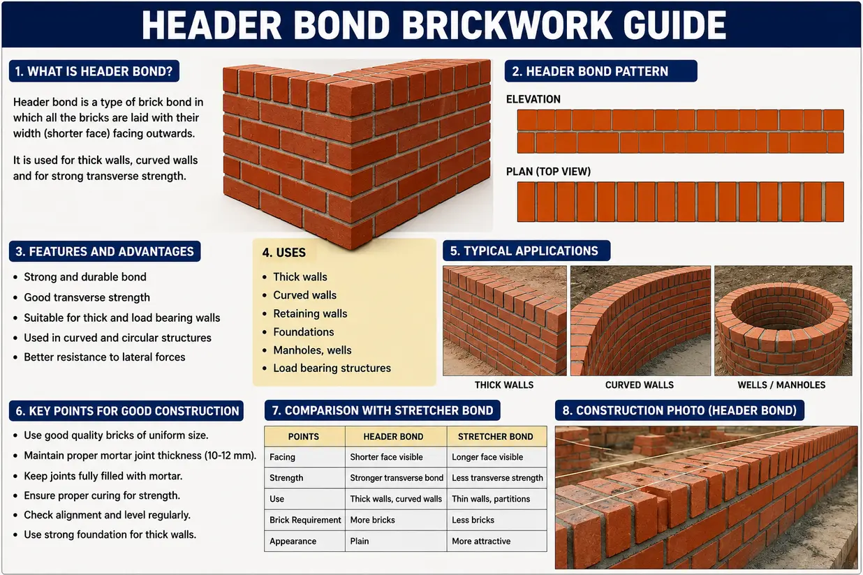Header Bond Brickwork Guide