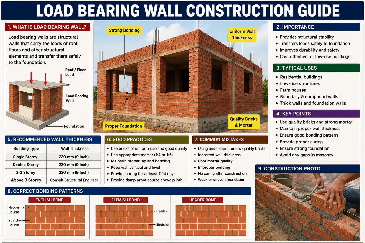 Load Bearing Wall Construction Guide