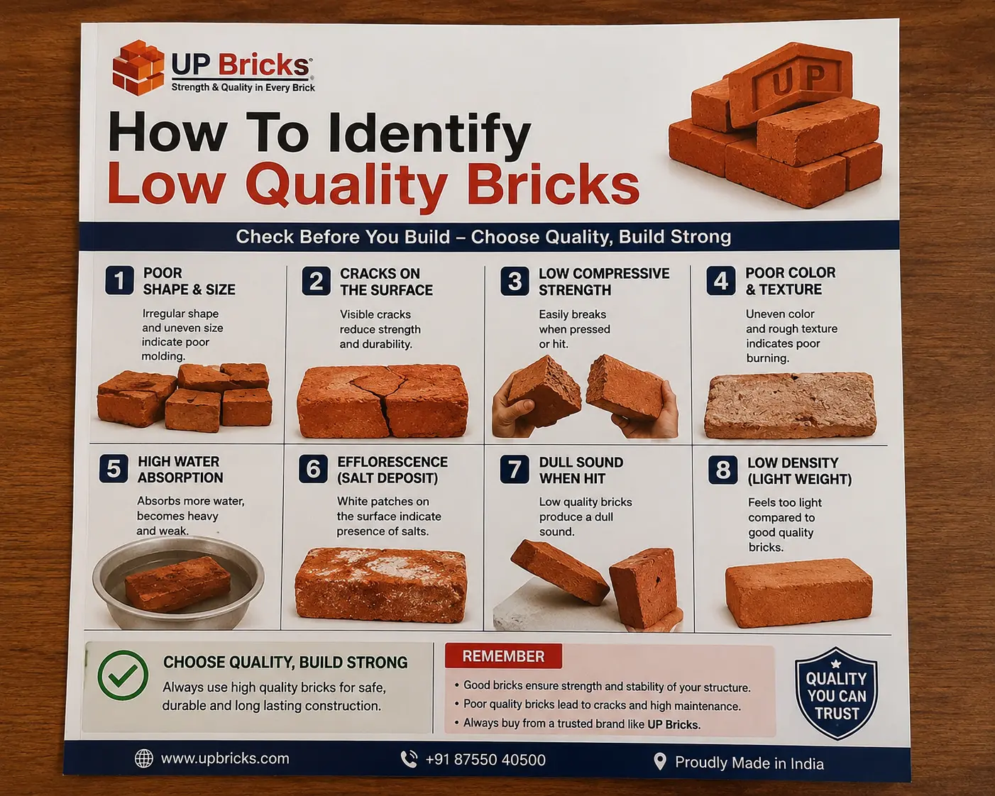 How To Identify Low Quality Bricks