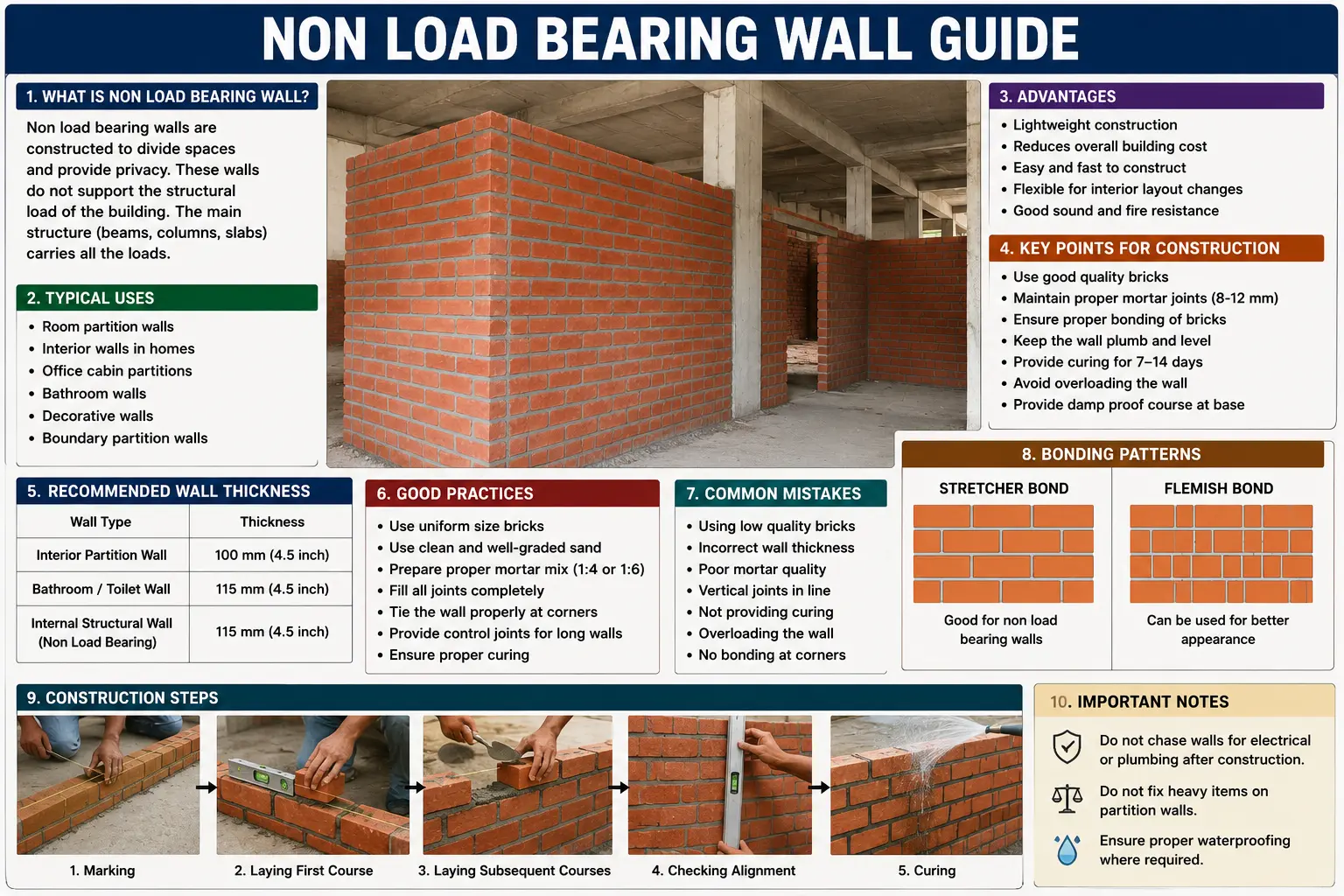 Non Load Bearing Wall Guide