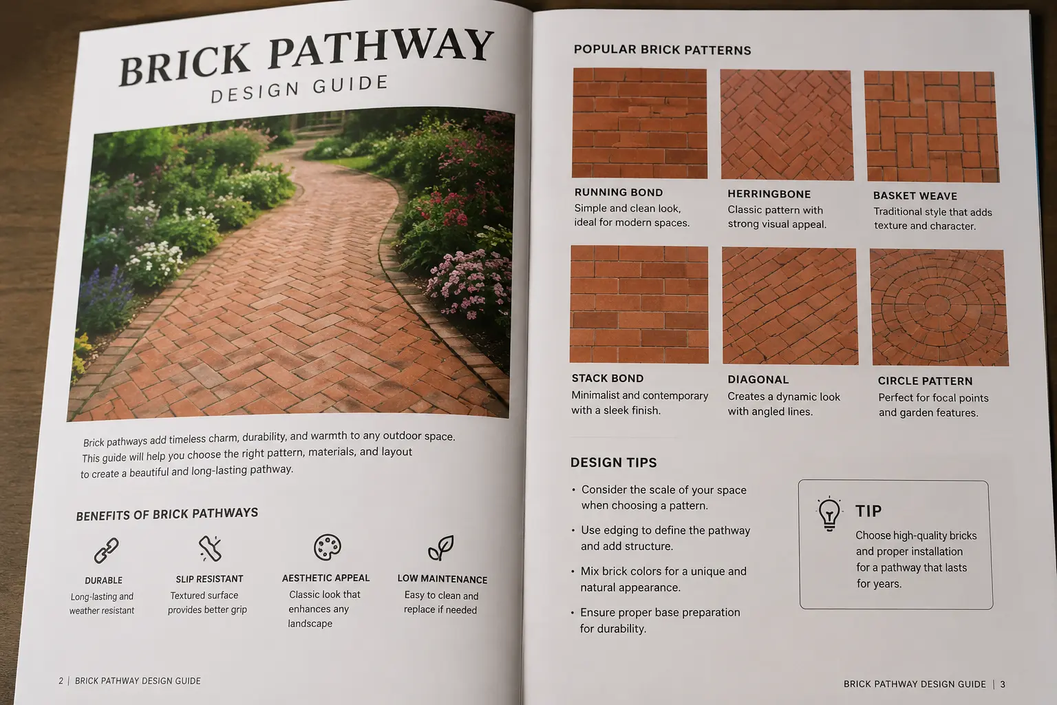Brick Pathway Design Guide